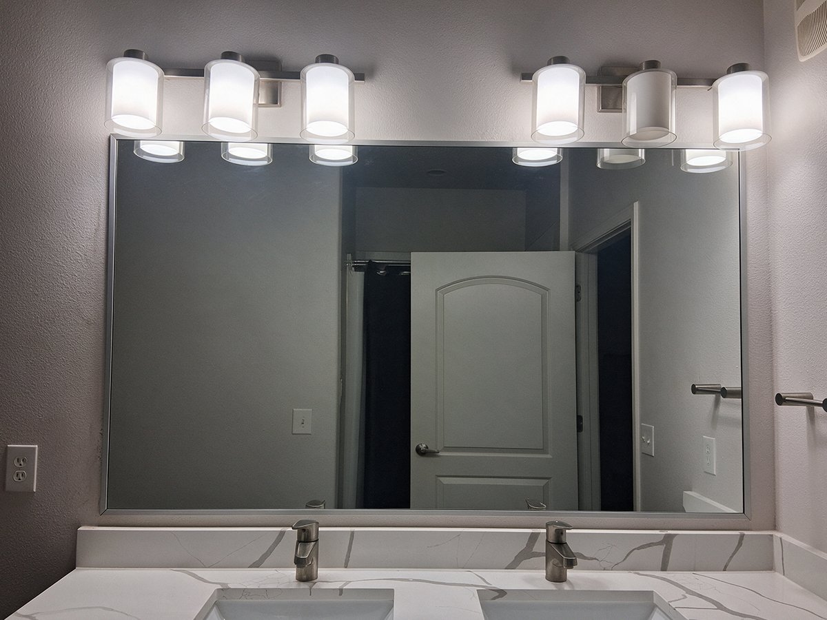 Custom mirror installation in Orlando FL